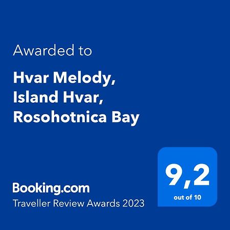 Hvar Melody, Island Hvar, Rosohotnica Bay Basina المظهر الخارجي الصورة