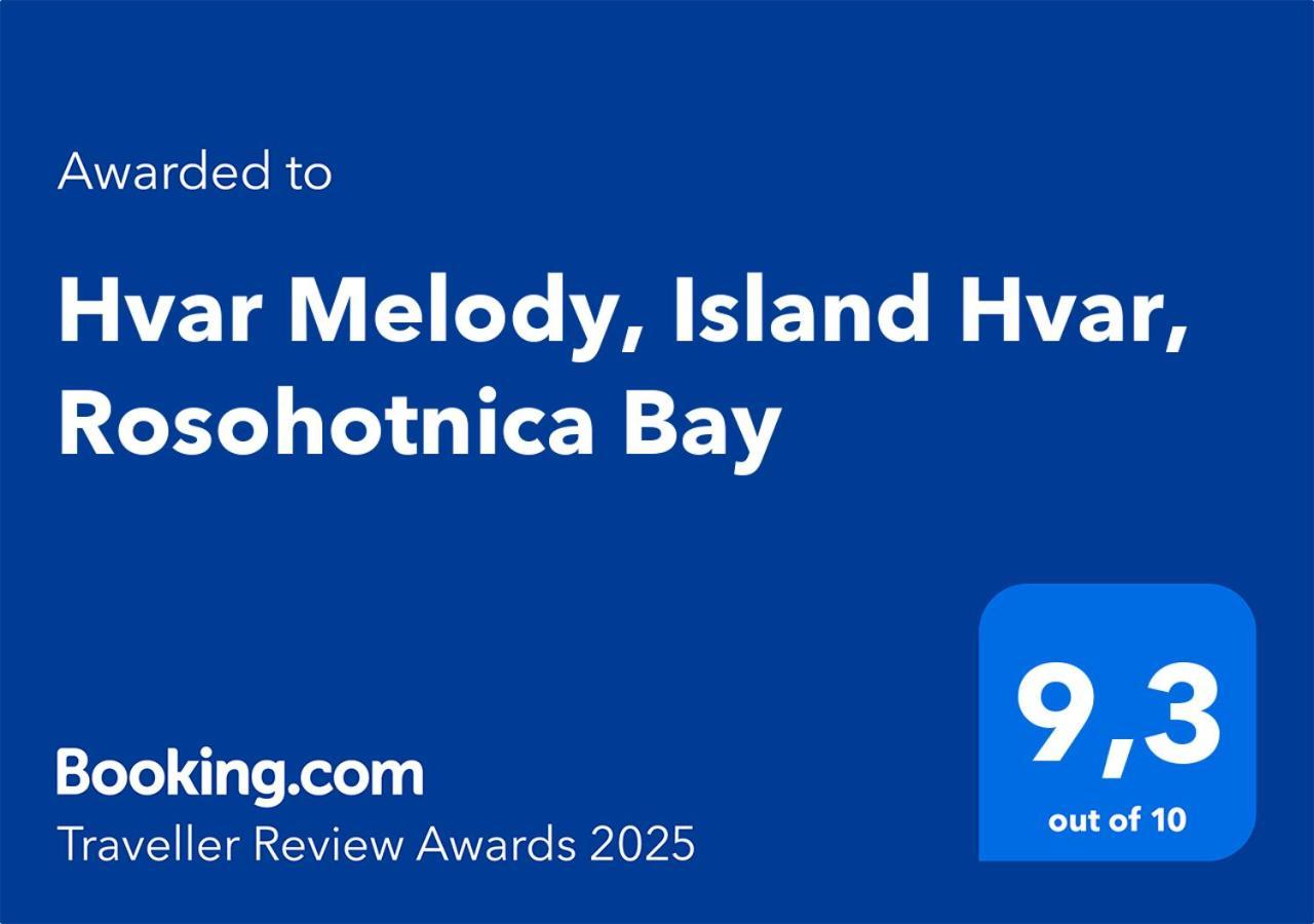 Hvar Melody, Island Hvar, Rosohotnica Bay Basina المظهر الخارجي الصورة